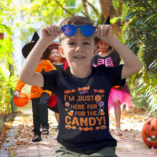 Je suis juste là pour les bonbons ! T-Shirt pour e