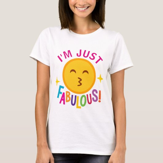 Je suis juste T-shirt fabuleux d'amusement d'art (Devant)