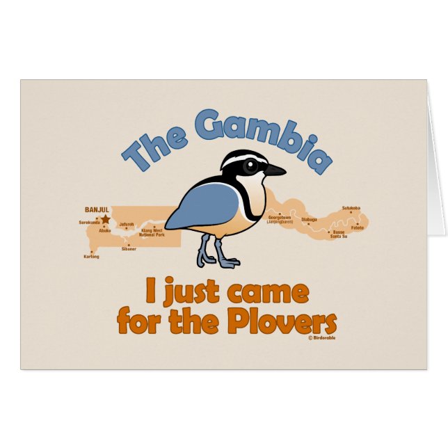 Je suis juste venu pour les pluviers (Devant horizontal)