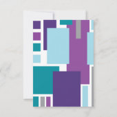 JE SUIS LA Carte de la fête juive de mariage de MO (Dos)