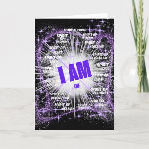 Je Suis La Carte De Voeux Spirit Of Light