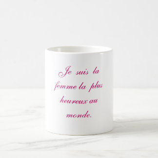Je suis la femme le plus hereux au monde . koffiemok