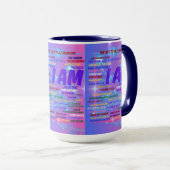JE SUIS LA Mug À Café Cadeau (Devant droit)