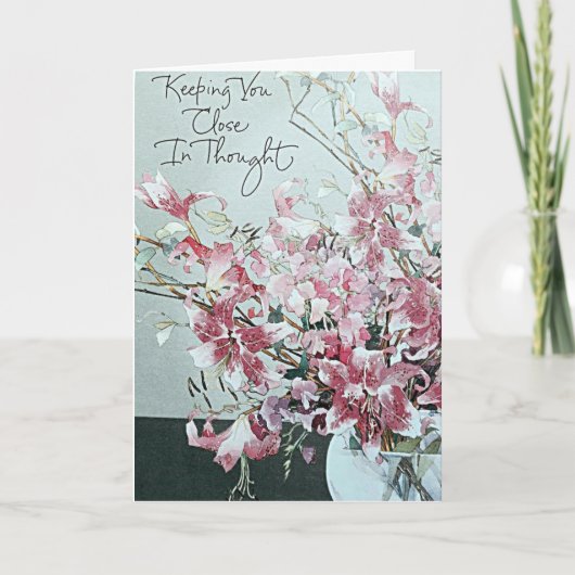 "JE SUIS LÀ POUR VOUS TOUJOURS" UNE CARTE RÉFLÉCHI (Devant)