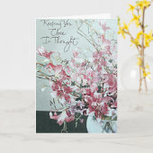 "JE SUIS LÀ POUR VOUS TOUJOURS" UNE CARTE RÉFLÉCHI (Fleur jaune)