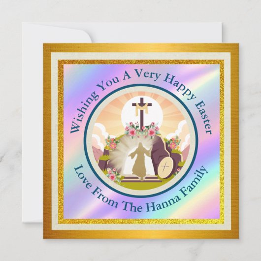 Je suis la résurrection et la vie carte postale (Devant)