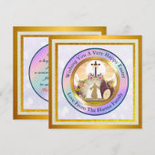 Je suis la résurrection et la vie carte postale (Devant / Derrière)