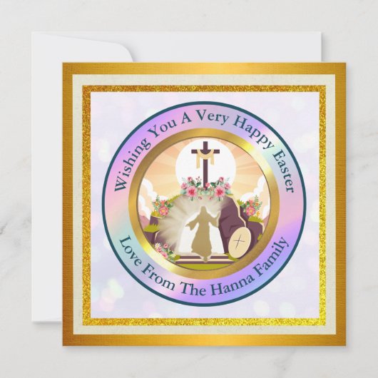 Je suis la résurrection et la vie carte postale (Devant)