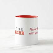 Je suis la tasse agile maître de scrum avec votre (Centre)