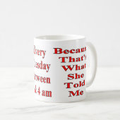 Je suis la tasse de café de patron (Devant droit)