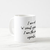 Je suis la tasse de café de sténographe judiciaire (Devant gauche)