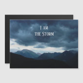 Je Suis La Tempête Colorado Carte Magnétique (Devant / Derrière)