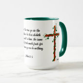 Je suis la vigne - tasse de 15 onces (Devant droit)