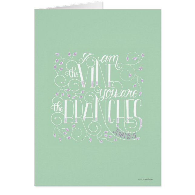 Je suis la vigne. Vous êtes les branches (Devant)