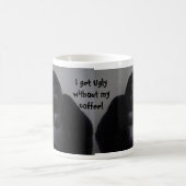 Je suis laid sans mon café - mug humoristique (Centre)