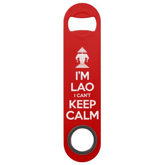 Je suis Lao je ne peux pas rester calme (Devant)