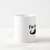 JE SUIS LE BOSS, MUSTACHE CAFÉ MUG (Centre)