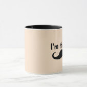 JE SUIS LE BOSS, MUSTACHE CAFÉ MUG (Centre)