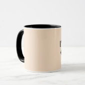 JE SUIS LE BOSS, MUSTACHE CAFÉ MUG (Devant gauche)