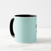 JE SUIS LE BOSS, MUSTACHE CAFÉ MUG (Devant gauche)