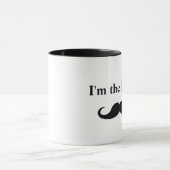 Je suis le BOSS, Mustache tasse à café (Centre)