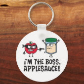 Je suis le chef Applesauce ! Porte-clés (Recto)