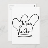 Je Suis Le Chef Briefkaart (Voorkant / Achterkant)