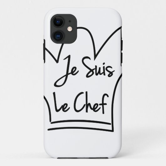 Je Suis Le Chef Case-Mate iPhone Case (Achterkant)