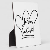 Je Suis Le Chef Fotoplaat (Zijkant)