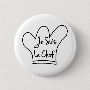 Je Suis Le Chef Ronde Button 5,7 Cm