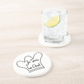 Je Suis Le Chef Zandsteen Onderzetter (Zijkant)