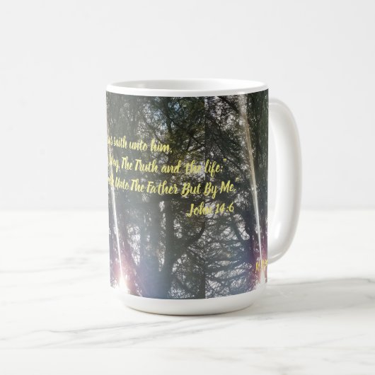 "Je Suis Le Chemin" Mug Classique (Devant droit)