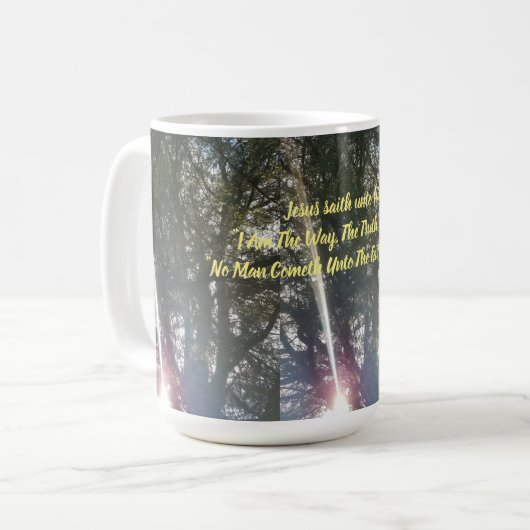 "Je Suis Le Chemin" Mug Classique (Devant gauche)