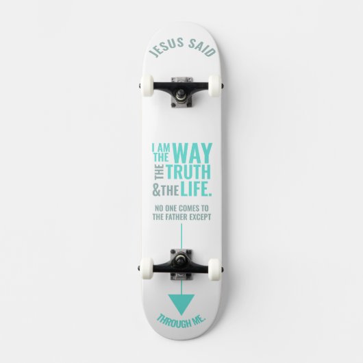 "Je suis le chemin" Skateboard (Recto)