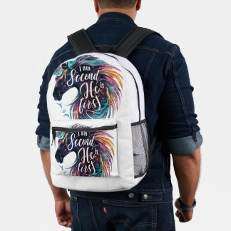 Je suis le deuxième Il est le premier sac à dos D1