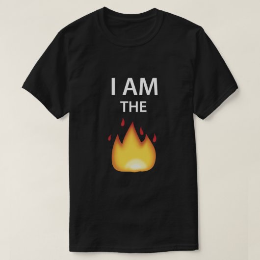 JE SUIS le FEU - T-shirt d'EMOJI (Design devant)