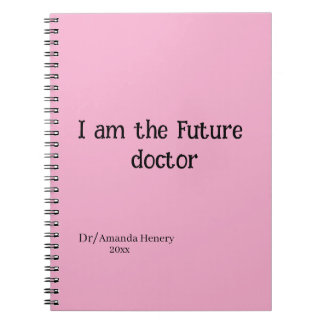 je suis le futur docteur Spiral Photo Carnet
