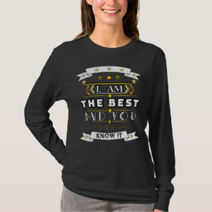 Je Suis Le Meilleur T-Shirt Citation Tee Attitud