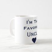 Je suis le Mug de la Marine de l'Oncle préféré (Devant gauche)