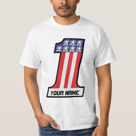 Je suis le numéro un #1 - T-shirt personnalisé (Devant)