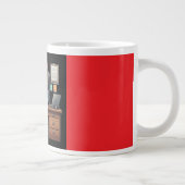 Je suis le patron - Mug de chat drôle de bureau (Droite)