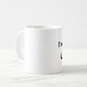 Je suis le PATRON, tasse de café (Devant gauche)