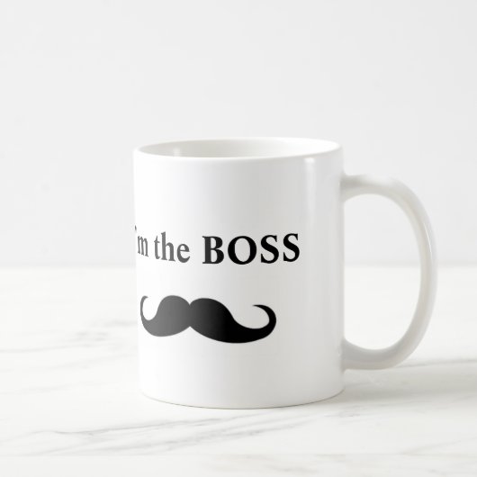 Je suis le PATRON, tasse de café (Droite)