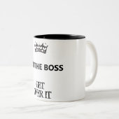 Je suis le patron, vas-y, Mug (Devant droit)