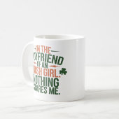 Je suis le petit ami d'une fille irlandaise Mug (Devant gauche)