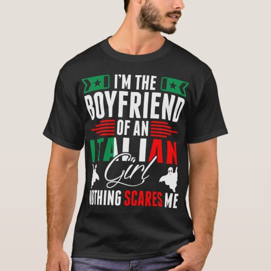Je Suis Le Petit Amis D'Un Tshirt Italien Pour Fil (Devant)