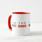 Je suis le propriétaire du produit agile mug (Devant gauche)