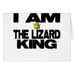 Je suis le roi de lézard