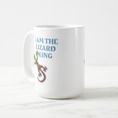 Je suis le Roi Gecko Lovers Mug de lézard (Devant gauche)