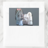 Je suis le Shih Tzu - Stickers (Sac)